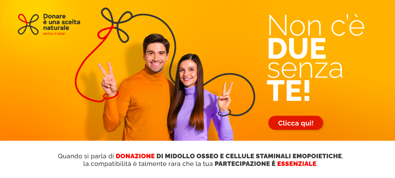 Match it now! Settimana nazionale per la donazione di cellule staminali emopoietiche